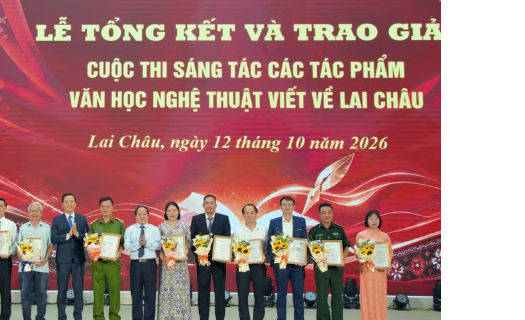 Trao giải 26 tác phẩm văn học nghệ thuật viết về Lai Châu